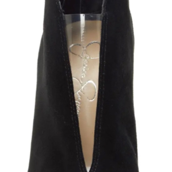 NWT Jessica Simpson black suede ankle booties - Picture 5 of 13